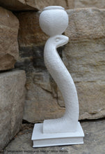 Load image into Gallery viewer, History Egyptian Netjer-Ankh w/ bowl Cobra Artifact Sculpture Statue 8" www.Neo-Mfg.com Museum Replica