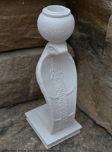 Load image into Gallery viewer, History Egyptian Netjer-Ankh w/ bowl Cobra Artifact Sculpture Statue 8" www.Neo-Mfg.com Museum Replica