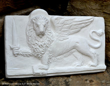 Load image into Gallery viewer, St Mark Lion Venice sculpture Wall plaque relief art www.Neo-Mfg.com home decor 9.5" d18