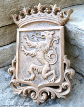 Load image into Gallery viewer, Decor Coat of Arms Lion wall plaque sign 14" www.Neo-Mfg.com home garden decor art medieval
