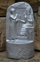 Load image into Gallery viewer, Babylon law code of Hammurabi Fragment Sculptural wall relief plaque www.Neo-Mfg.com 6.5"