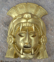 Load image into Gallery viewer, History Aztec Maya Artifact Warrior mask Jaguar Sculpture Statue 5" Tall www.Neo-Mfg.com