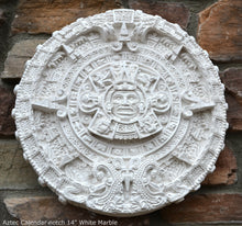 Load image into Gallery viewer, Aztec Mayan Calendar noch Artifact Carved Sculpture Statue 14" www.Neo-Mfg.com