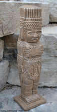 Load image into Gallery viewer, History Toltec warrior Mesoamerican MAYAN AZTEC Sculptural Statue Sculpture 12" www.Neo-Mfg.com