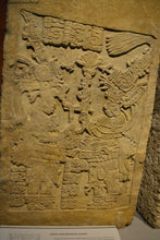 Load image into Gallery viewer, Aztec Mayan Lintel 58 Yaxchilan Plaque Artifact Sculpture 7" www.Neo-Mfg.com home decor