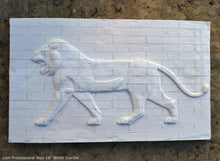 Load image into Gallery viewer, Assyrian Babylonian Lion Processional Way wall plaque art Sculpture 15.25" www.Neo-Mfg.com
