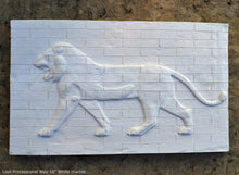 Load image into Gallery viewer, Assyrian Babylonian Lion Processional Way wall plaque art Sculpture 15.25" www.Neo-Mfg.com