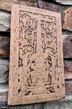 Load image into Gallery viewer, History Aztec Mayan sarcophagus of king K’inich Janaab’ Pakal wall plaque art 14" www.Neo-Mfg.com