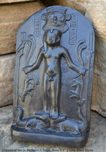Load image into Gallery viewer, History Egyptian Metternich Magic Stela Plaque Artifact Sculpture 9.5" www.Neo-Mfg.com home decor g3