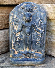 Load image into Gallery viewer, History Egyptian Metternich Magic Stela Plaque Artifact Sculpture 9.5" www.Neo-Mfg.com home decor g3