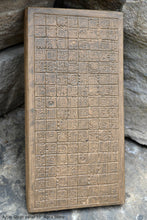 Load image into Gallery viewer, Aztec Mayan Glyph Panel Wall plaque Fragment relief www.Neo-Mfg.com 10" j12