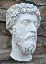 Load image into Gallery viewer, Marcus Aurelius Antoninus Augustus Bust Wall plaque relief Sculpture 16" Museum Quality www.Neo-Mfg.com