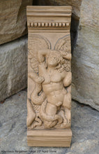 Load image into Gallery viewer, Roman Greek Alkyoneus from the Pergamon Frieze Fragment Sculptural wall relief plaque www.Neo-Mfg.com 10" home decor b27