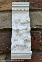 Load image into Gallery viewer, Roman Greek Alkyoneus from the Pergamon Frieze Fragment Sculptural wall relief plaque www.Neo-Mfg.com 10" home decor b27