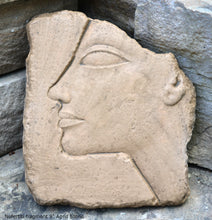 Load image into Gallery viewer, History Egyptian Nefertiti fragment Plaque Artifact Sculpture 9" www.Neo-Mfg.com museum reproduction d11
