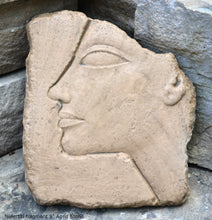 Load image into Gallery viewer, History Egyptian Nefertiti fragment Plaque Artifact Sculpture 9" www.Neo-Mfg.com museum reproduction d11