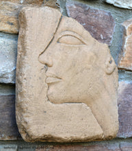 Load image into Gallery viewer, History Egyptian Nefertiti fragment Plaque Artifact Sculpture 9" www.Neo-Mfg.com museum reproduction d11