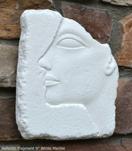 Load image into Gallery viewer, History Egyptian Nefertiti fragment Plaque Artifact Sculpture 9" www.Neo-Mfg.com museum reproduction d11