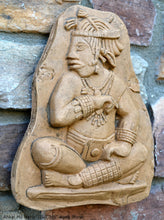 Load image into Gallery viewer, Aztec Mayan Tablet of Slaves fragment wall Sculpture plaque 9 3/8" www.Neo-Mfg.com Home decor j30