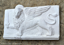 Load image into Gallery viewer, St Mark Lion Venice sculpture Wall plaque relief art www.Neo-Mfg.com home decor 9.5" d18
