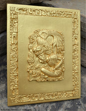 Load image into Gallery viewer, History Aztec Maya Kukulkan framed stone Sculpture Statue 12" Tall www.Neo-Mfg.com
