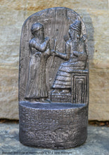 Load image into Gallery viewer, Babylon law code of Hammurabi Fragment Sculptural wall relief plaque www.Neo-Mfg.com 6.5"