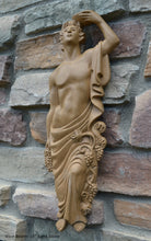 Load image into Gallery viewer, Roman Greek Wine Bearer Figure Sculptural Wall relief www.Neo-Mfg.com 18" tall
