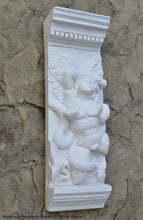 Load image into Gallery viewer, Roman Greek Alkyoneus from the Pergamon Frieze Fragment Sculptural wall relief plaque www.Neo-Mfg.com 10" home decor b27