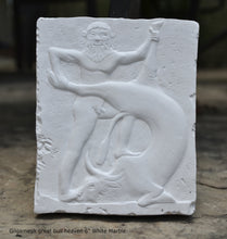 Load image into Gallery viewer, History Assyrian Gilgamesh great bull heaven Sumerian Sculptural wall relief www.Neo-Mfg.com 6" Lahmu k11