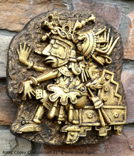 Load image into Gallery viewer, History Aztec Maya Artifact Carved Quetzalcoatl Sculpture Statue 11" Tall www.Neo-Mfg.com Wall art Codex P1