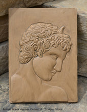 Load image into Gallery viewer, Roman Greek Hermes Cameo Sculptural wall relief plaque www.Neo-Mfg.com 10.25" home decor d21