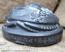 Load image into Gallery viewer, History Egyptian Scarab winged Sculptural statue www.Neo-Mfg.com 4.75"