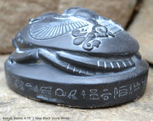 Load image into Gallery viewer, History Egyptian Scarab winged Sculptural statue www.Neo-Mfg.com 4.75"