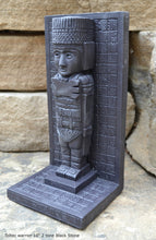 Load image into Gallery viewer, History Toltec warrior Mesoamerican MAYAN AZTEC Sculptural wall relief plaque 10" www.Neo-Mfg.com