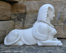 Load image into Gallery viewer, Egyptian Sphinx Female statue fragment replica sculpture Artifact 11" www.Neo-Mfg.com