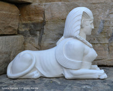 Load image into Gallery viewer, Egyptian Sphinx Female statue fragment replica sculpture Artifact 11" www.Neo-Mfg.com