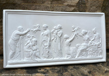Load image into Gallery viewer, Roman Greek Thorvaldsen The Ages of Love 1824 Cherub nursery plaque wall relief www.Neo-Mfg.com 10" e27