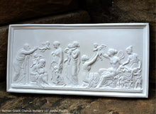 Load image into Gallery viewer, Roman Greek Thorvaldsen The Ages of Love 1824 Cherub nursery plaque wall relief www.Neo-Mfg.com 10" e27