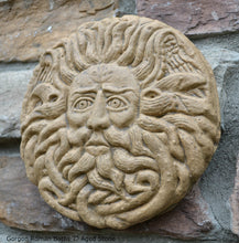 Load image into Gallery viewer, Roman Greek Gorgon's Head Temple Sulis Minerva Bath Belenos alter Sculptural Wall frieze plaque relief www.Neo-Mfg.com 7" b8