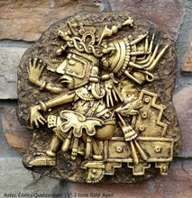 Load image into Gallery viewer, History Aztec Maya Artifact Carved Quetzalcoatl Sculpture Statue 11" Tall www.Neo-Mfg.com Wall art Codex P1
