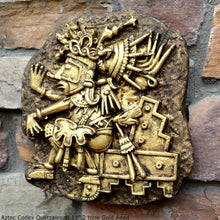 Load image into Gallery viewer, History Aztec Maya Artifact Carved Quetzalcoatl Sculpture Statue 11" Tall www.Neo-Mfg.com Wall art Codex P1
