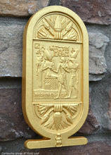 Load image into Gallery viewer, Egyptian Cartouche shenu Artifact Carved Sculpture Statue 8" ww.Neo-Mfg.com Home decor k31
