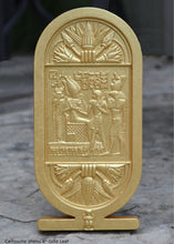 Load image into Gallery viewer, Egyptian Cartouche shenu Artifact Carved Sculpture Statue 8" ww.Neo-Mfg.com Home decor k31