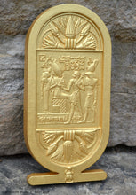 Load image into Gallery viewer, Egyptian Cartouche shenu Artifact Carved Sculpture Statue 8" ww.Neo-Mfg.com Home decor k31