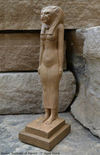 Load image into Gallery viewer, History Egyptian Goddess Bastet, Sekhmet of Piankhi Sculpture Statue 10" www.Neo-Mfg.com Museum Replica