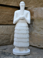 Load image into Gallery viewer, Sumerian Iku Shamagan - Mari - Temple of Ninni-Zaza statue Sculpture 9" www.Neo-Mfg.com