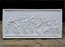 Load image into Gallery viewer, Roman Greek Thorvaldsen The Ages of Love 1824 Cherub nursery plaque wall relief www.Neo-Mfg.com 10" e27