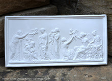 Load image into Gallery viewer, Roman Greek Thorvaldsen The Ages of Love 1824 Cherub nursery plaque wall relief www.Neo-Mfg.com 10" e27