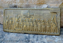 Load image into Gallery viewer, Assyrian Persian Behistun Inscription Darius the Great art Sculpture wall plaque relief 14" www.Neo-Mfg.com L10