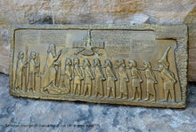 Load image into Gallery viewer, Assyrian Persian Behistun Inscription Darius the Great art Sculpture wall plaque relief 14" www.Neo-Mfg.com L10
